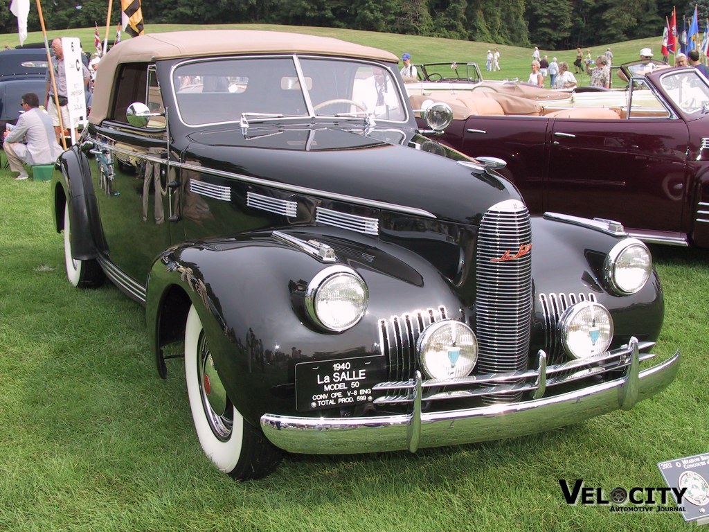 1940 LaSalle Model 40 Convertible Coupe