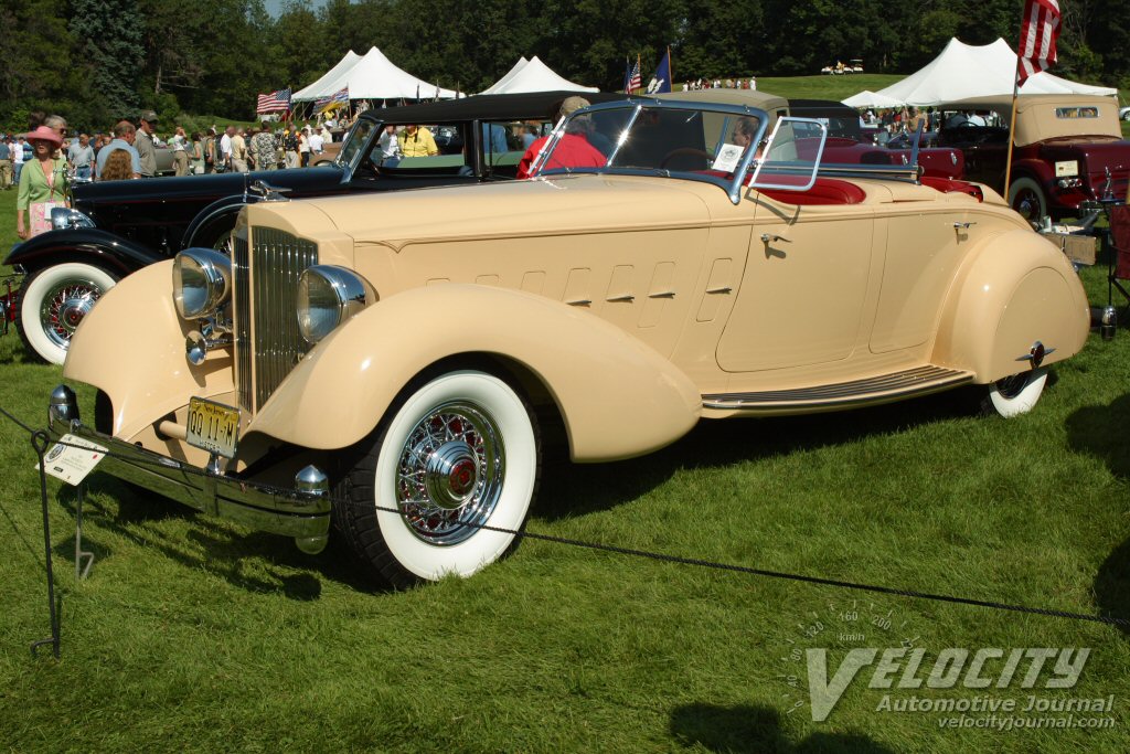 1934 Packard 12 LeBaron Dual Cowl Phaeton