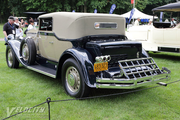 1930 Pierce-Arrow Model B Convertible Victoria by Waterhouse