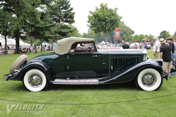 1933 Pierce-Arrow 1242 convertible coupe