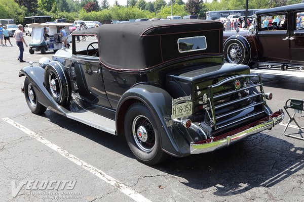 1933 Packard Model 1002 627 Convertible Victoria