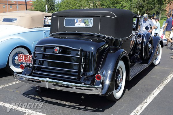 1934 Packard 1104 Super 8 5p Convertible Victoria