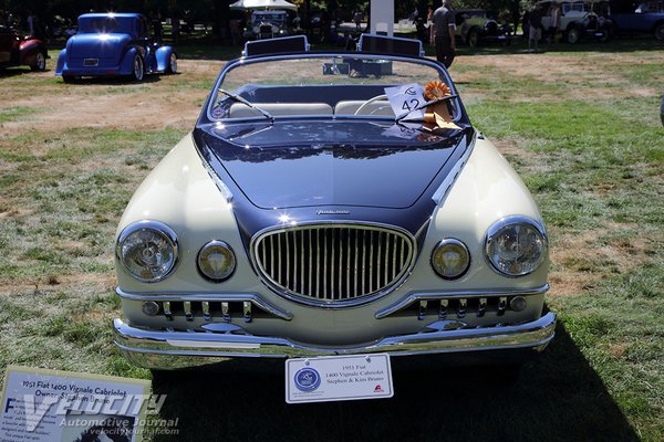 1951 Fiat 1400 Vignale Cabriolet