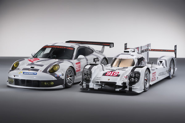 2014 Porsche 919 Hybrid and 911 RSR