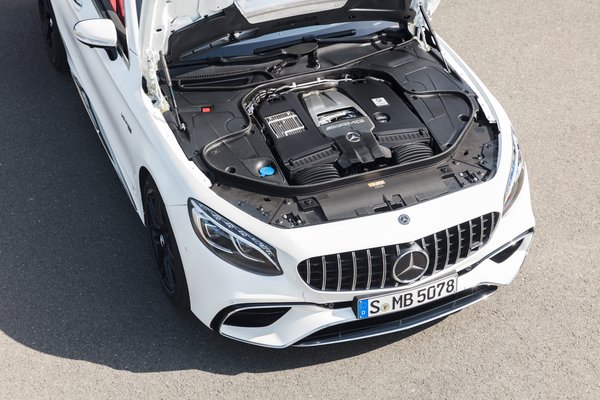 2018 Mercedes-Benz S-Class S63 AMG Cabriolet Engine