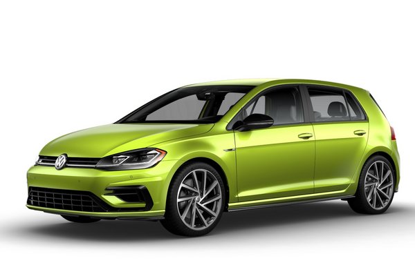 2019 Volkswagen Golf R in Viper Green