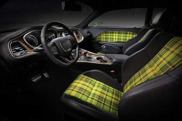 2021 Dodge Challenger Holy Guacamole Interior