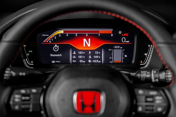 2023 Honda Civic Type R Instrumentation